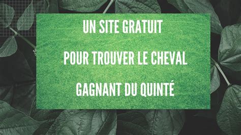 cheval gagnant gratuit